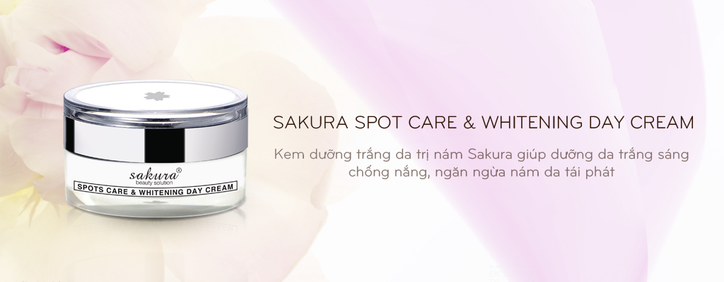 Bộ kem dưỡng trắng da trị nám ban ngày Sakura Absolute Perfect UV Protectin SPF45